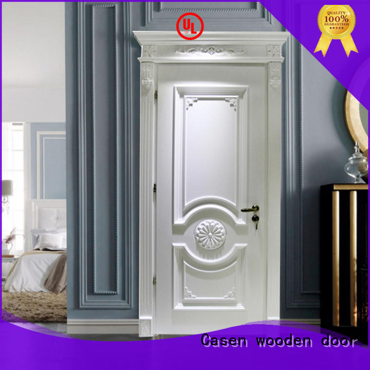 Casen white color wooden door fashion for living room