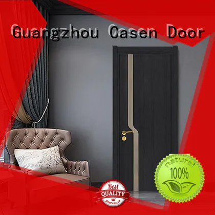 Casen wooden modern composite doors dark