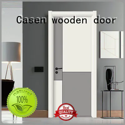 Casen white wood modern composite doors best design