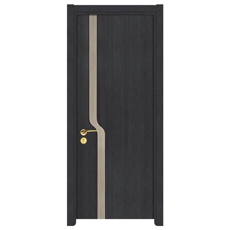 Casen white wood modern composite doors best design for washroom