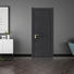 wooden modern composite doors gray for washroom Casen