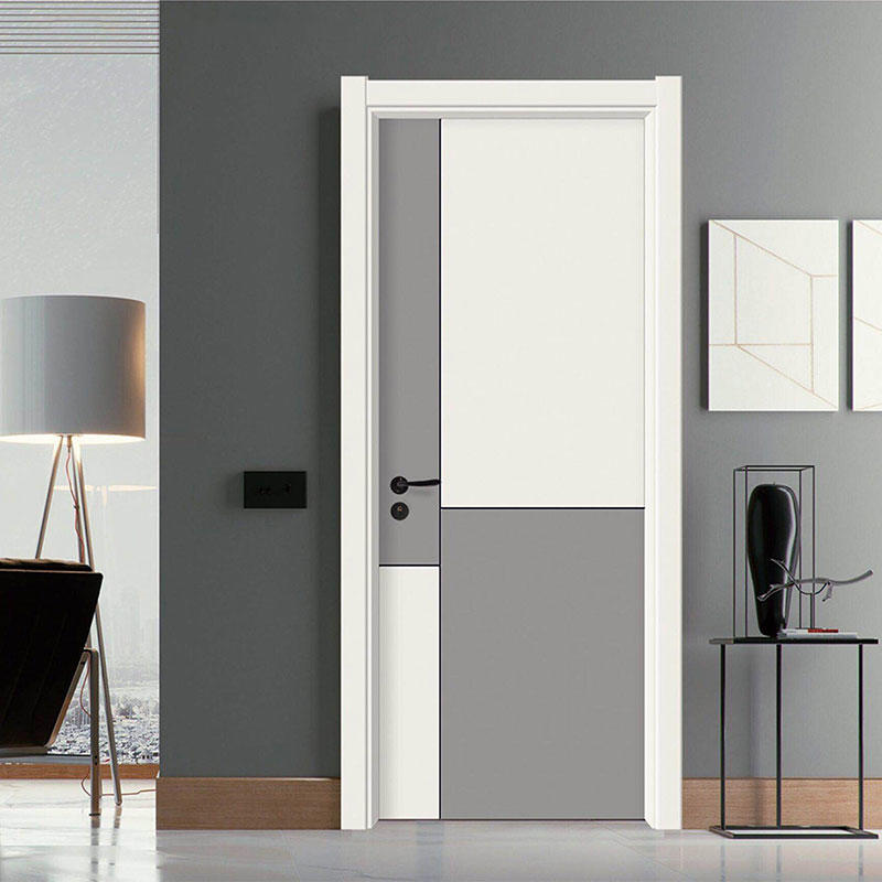 light color 6 panel doors white wood best design for washroom