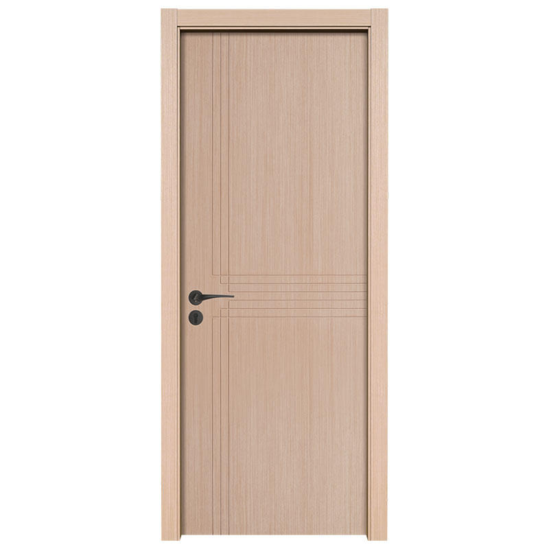 plain composite door white wood dark