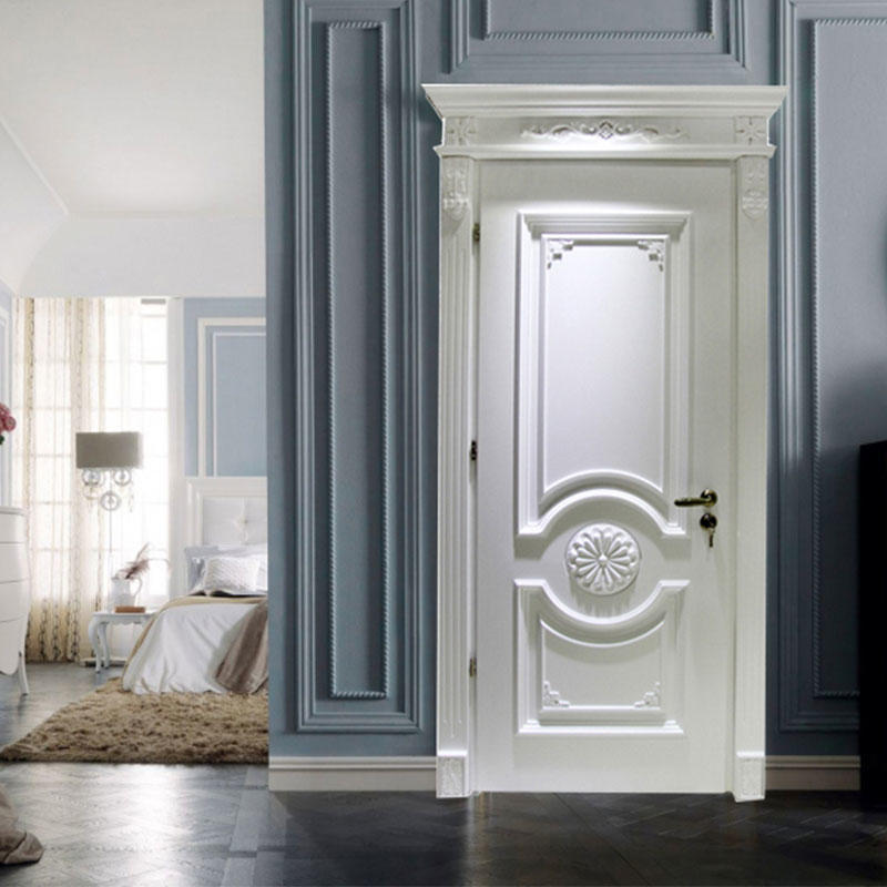 Casen american luxury wooden doors single for bedroom