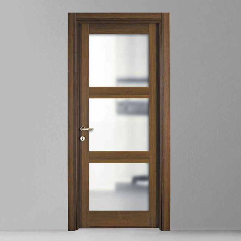 Modern wood door JS-6003A-4