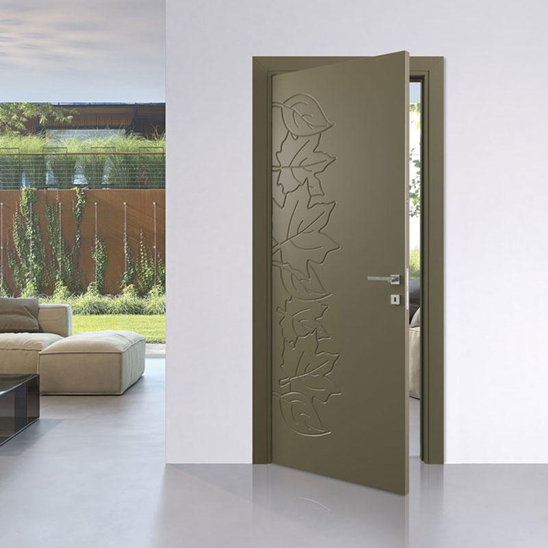 Casen simple design single wood door design wholesale for bathroom