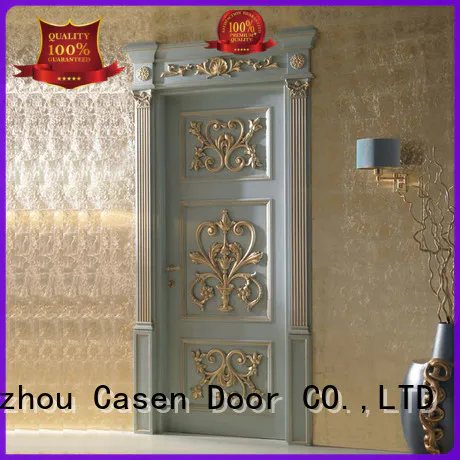 Casen american luxury wooden doors modern for store decoration
