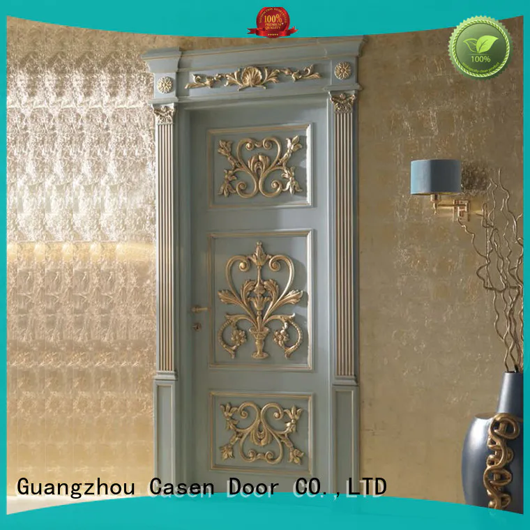 Casen wooden luxury wooden doors modern for living room