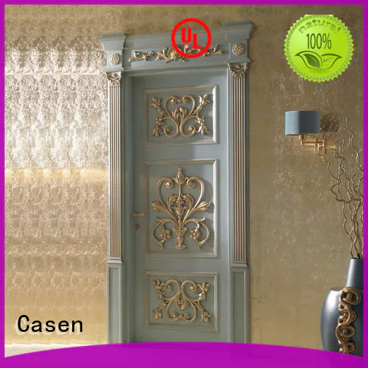 Casen wooden luxury main door design french design for living room