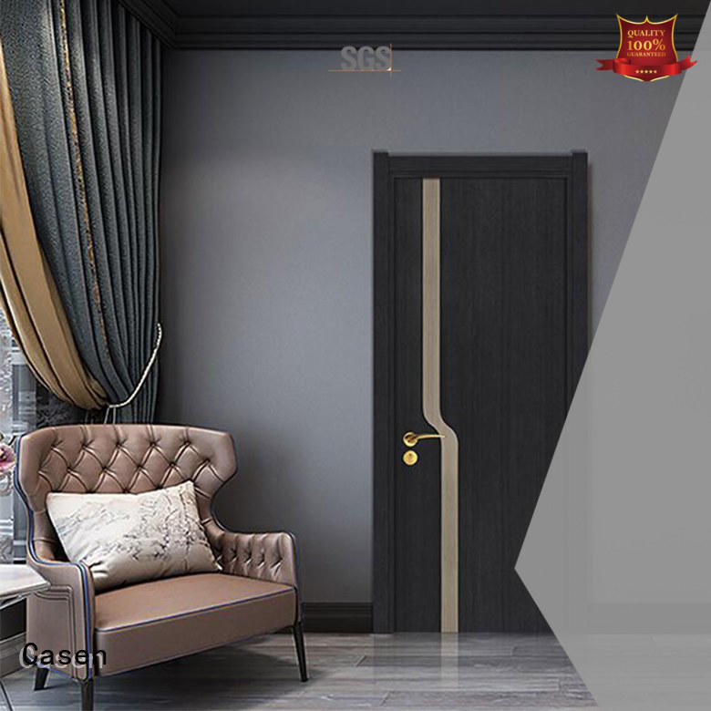 Casen high quality composite door company dark for bathroom
