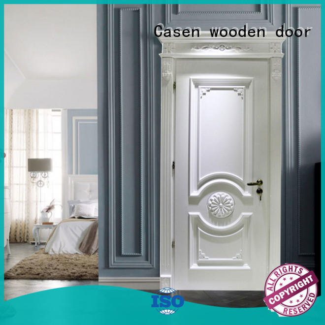 Casen wooden luxury entrance door single for kitchen