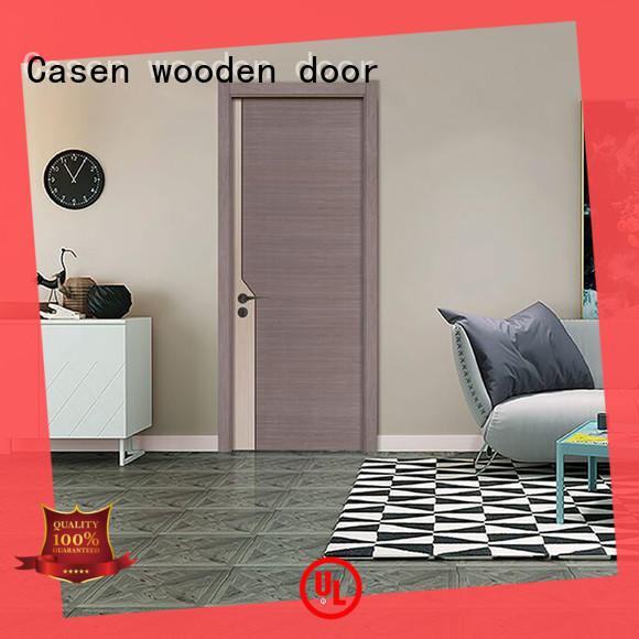 Casen simple design wood door manufacturers cheapest factory price for living room