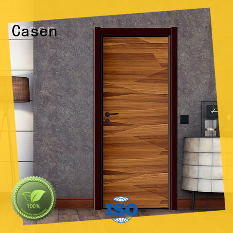 plain composite door wooden simple style