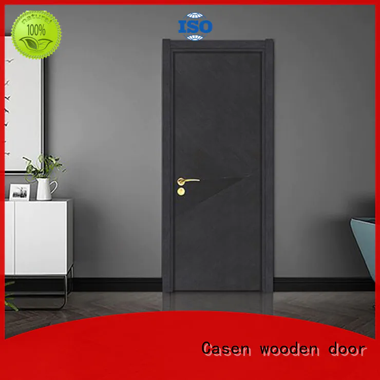 Casen Brand wooden style 4 panel doors flat factory