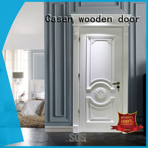modern solid wood interior doors french design for store decoration Casen