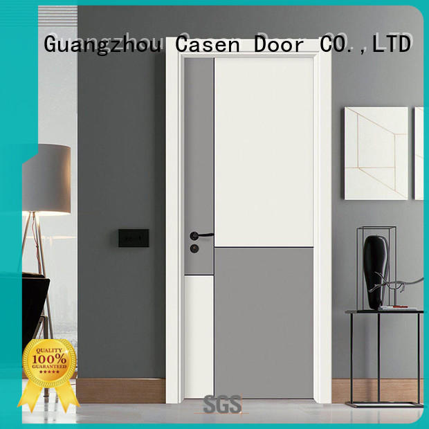 Casen flat plain white internal door gray for washroom
