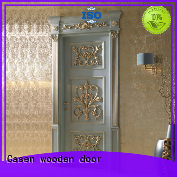 white color luxury wooden doors american fashion for bathroom