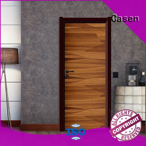 plain composite wood door flat dark for washroom