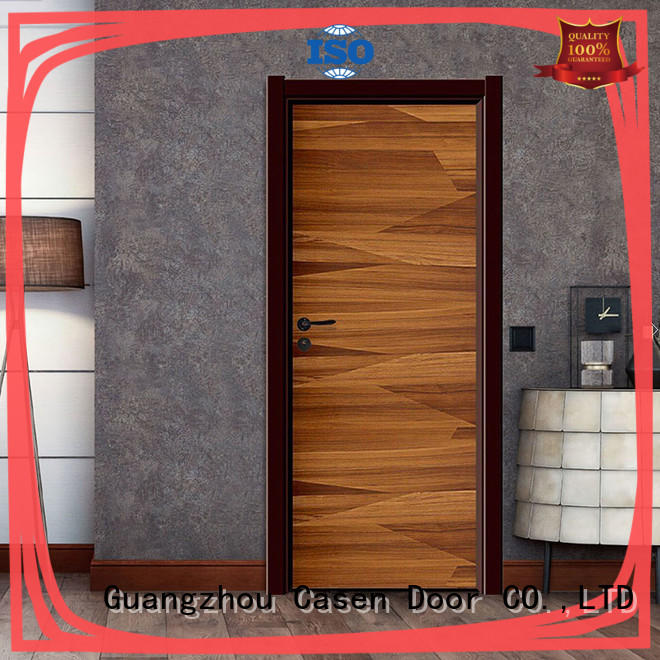 Casen light color composite interior doors white wood for washroom