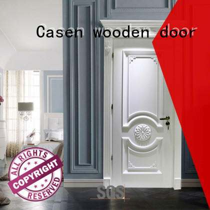 Casen wooden solid wood interior doors french design for bathroom