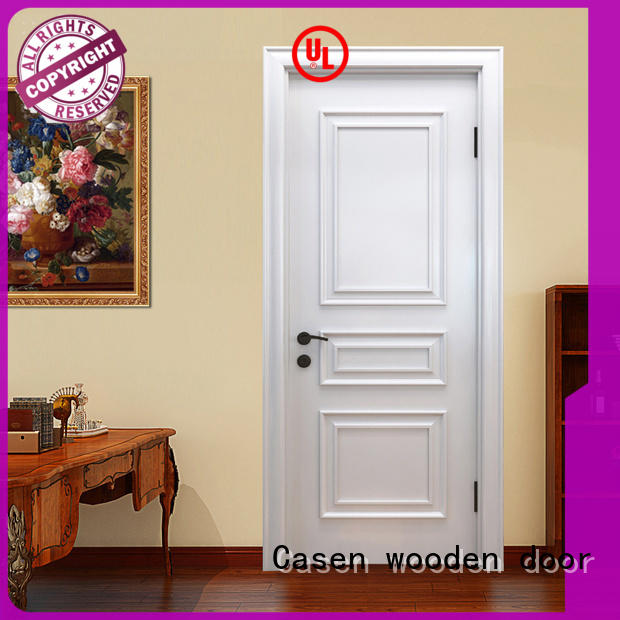 white color internal wooden doors fashion for bathroom Casen