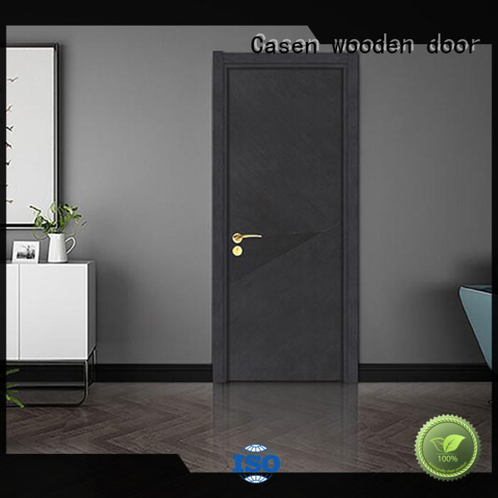 white wood modern composite doors simple style for washroom Casen