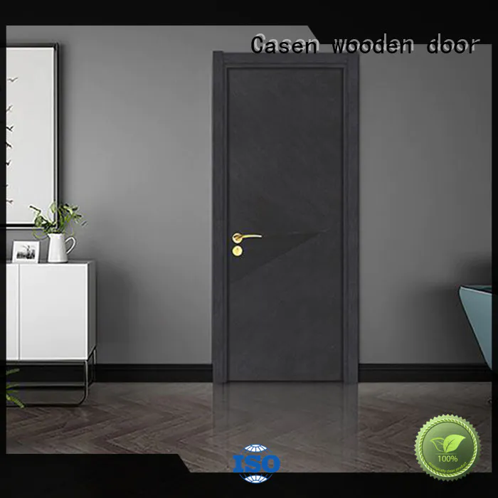white wood modern composite doors simple style for washroom Casen