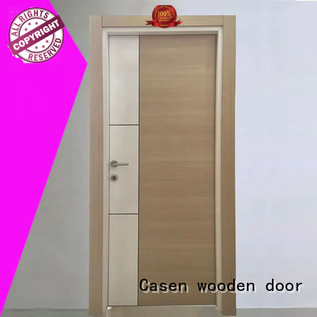 Casen chic solid core mdf interior doors wholesale for washroom
