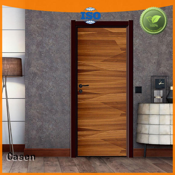 Casen light color composite wood door simple style