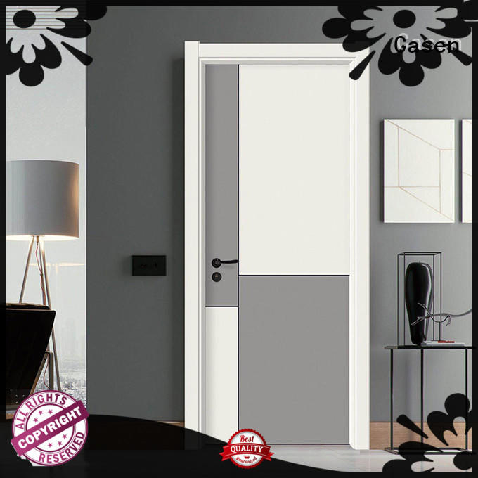 Casen light color composite door best design for bathroom