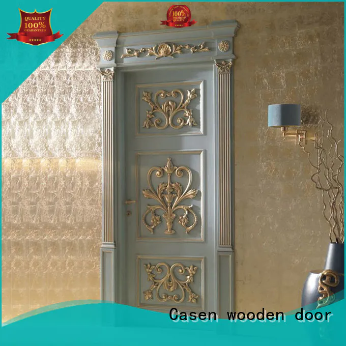 Casen wooden wooden door modern for store decoration