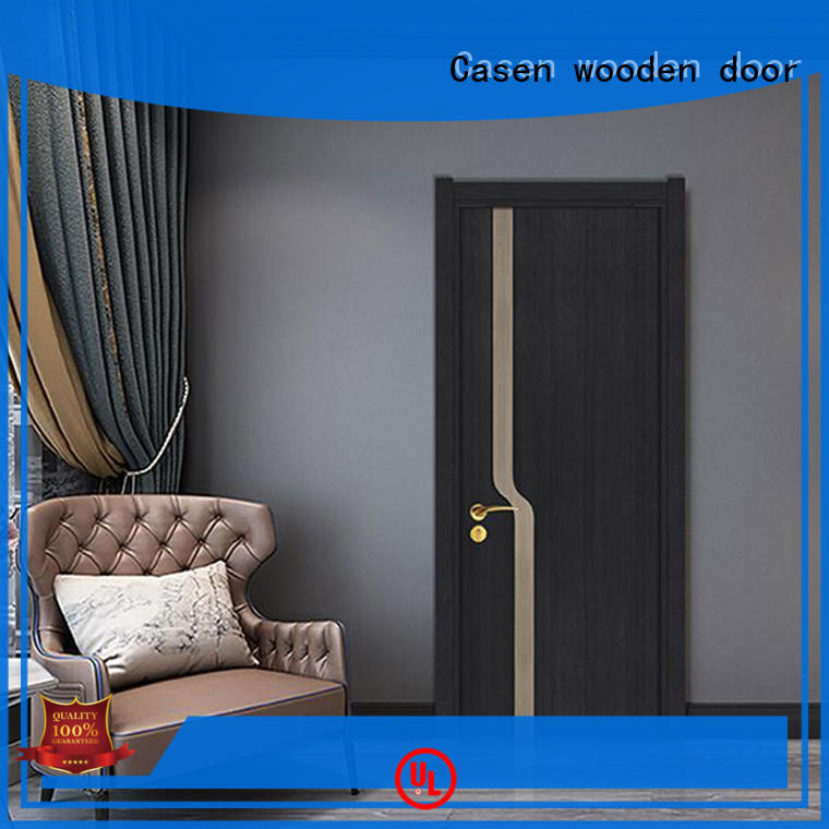 Casen wooden types of interior doors simple style for washroom