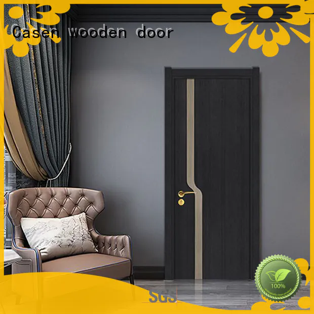 Casen white wood modern composite doors best design for washroom