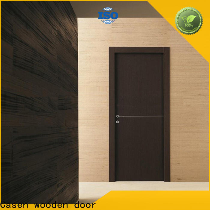 Casen quality solid wood front entry doors factory for hotel