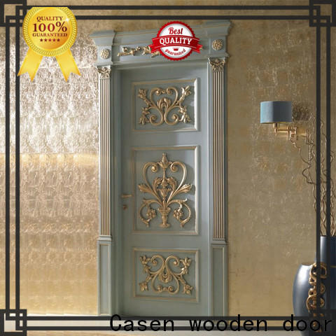 Casen carved flowers luxury house doors wholesale for store decoration