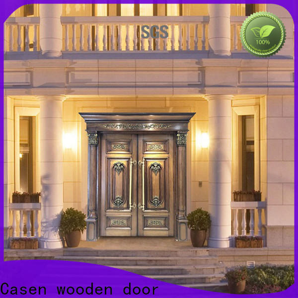 Casen bulk wooden door designs for main door for sale for villa