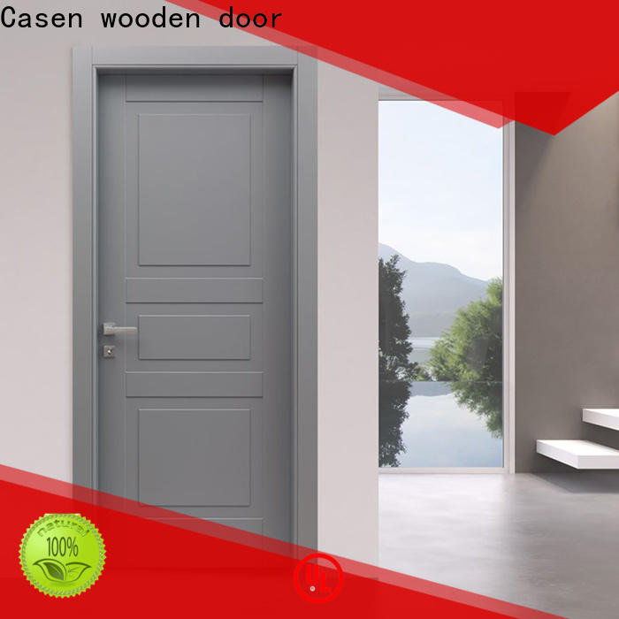 Casen wooden internal doors for sale supplier for washroom