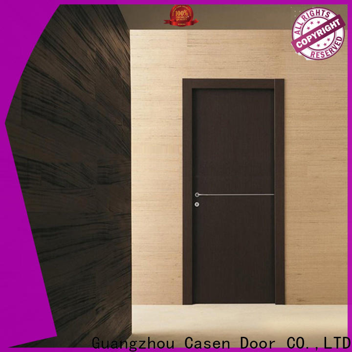 OBM modern wooden front door designs chic wholesale for washroom