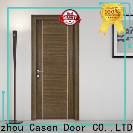 Casen high-end solid wood front entry doors supplier for washroom
