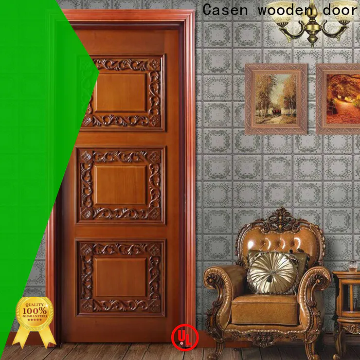 Casen american luxury wooden doors wholesale for living room