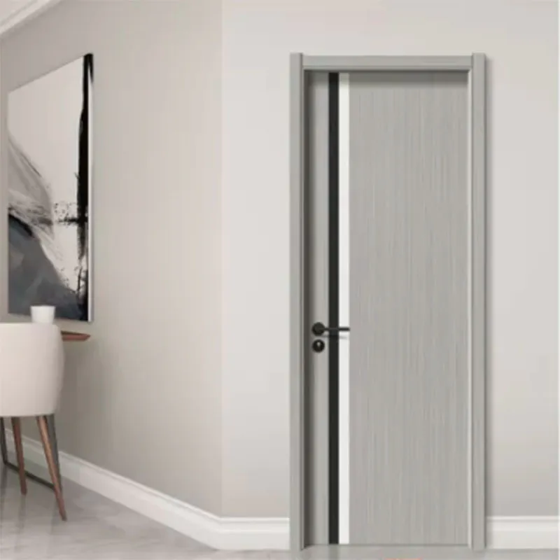 Factory Price JS-2048 MDF door white color for room use Wholesale-Casen