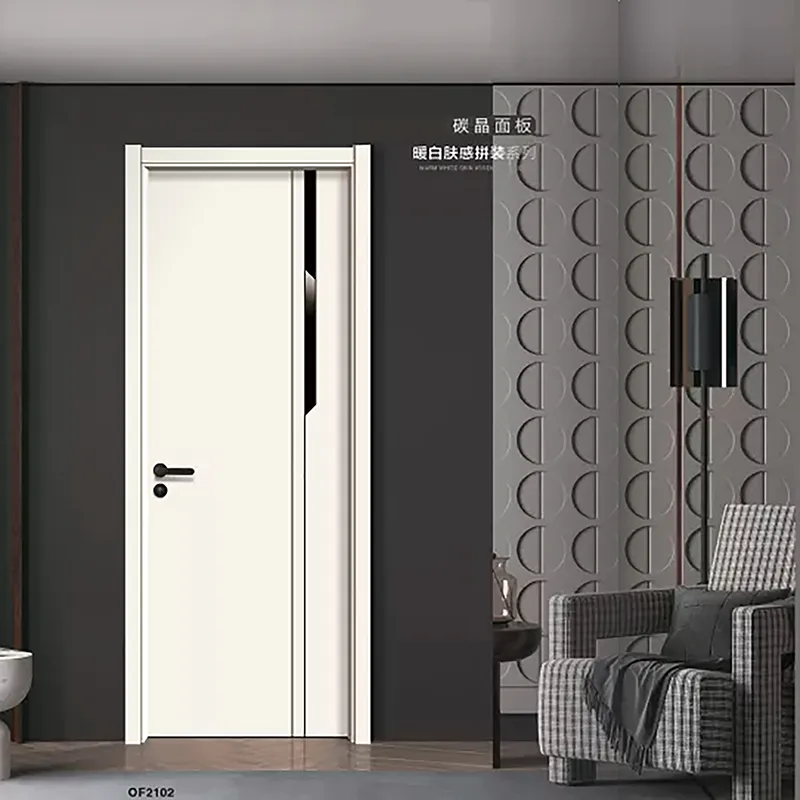 JS-6007A single wooden door designs for indian homes