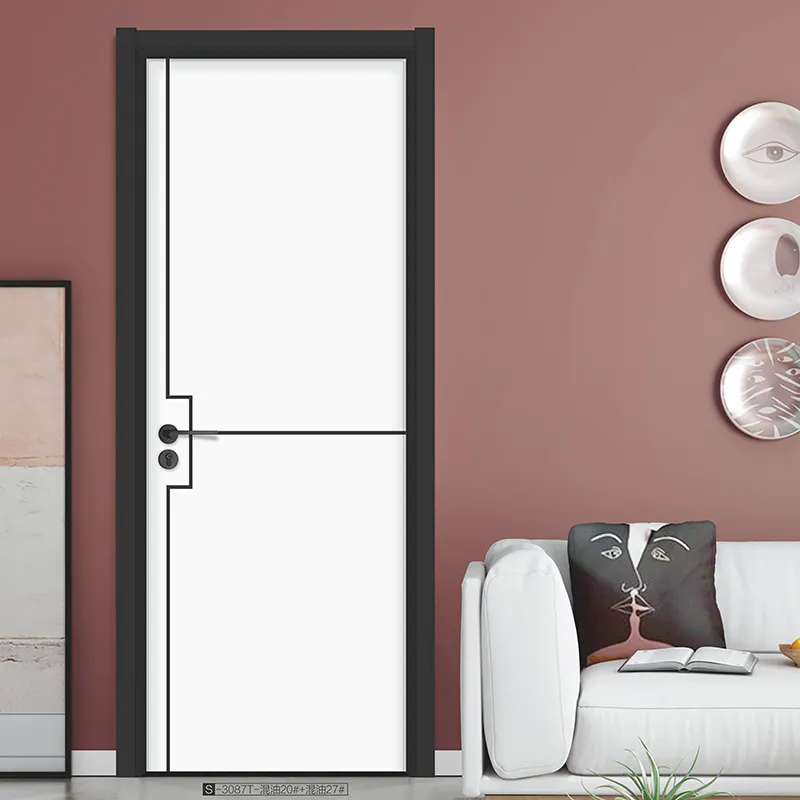 JS-6010A  custom interior doors,front wood door designs for houses