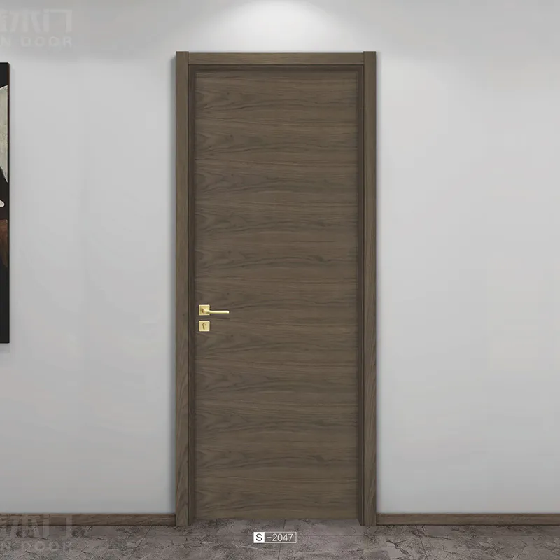 JS-6011A  modern wooden doors,cheap modern interior doors