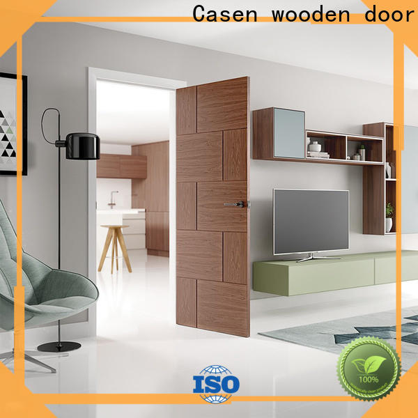 Casen modern solid wood doors suppliers for washroom