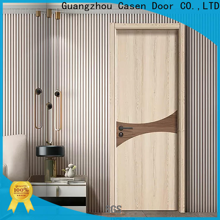 Casen Door high quality mdf solid core interior doors for sale for bedroom