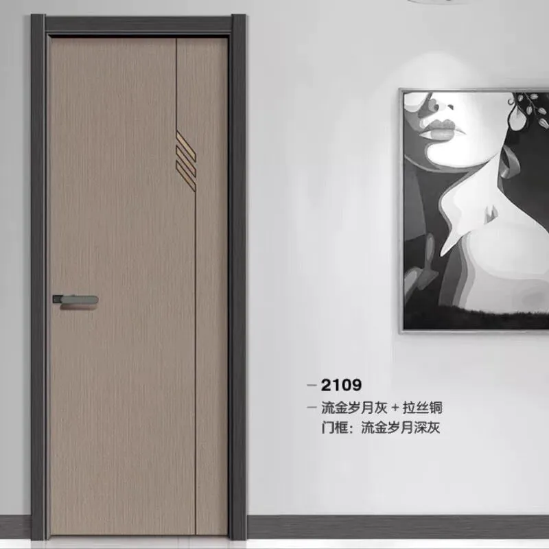 JS-5007 modern bedroom door designs,modern white front door