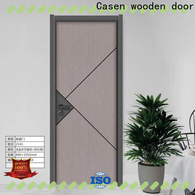 Casen Door custom made solid wood 6 panel interior doors wholesale for shop
