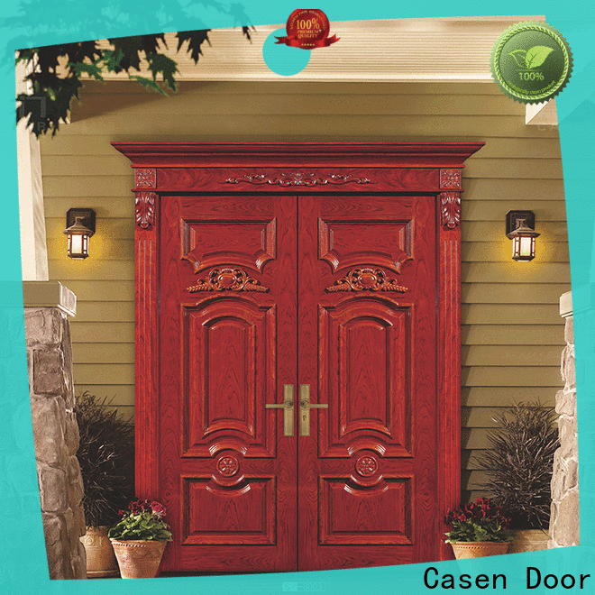 new wooden main door design for home glass supply for shop