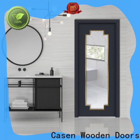 Casen Doors customized glazed door for sale for washroom